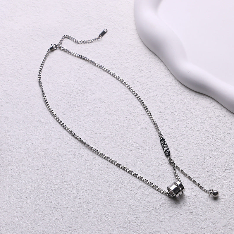 Women's & Men's & Titanium Steel Small Waist For Design High-grade Summer Necklaces