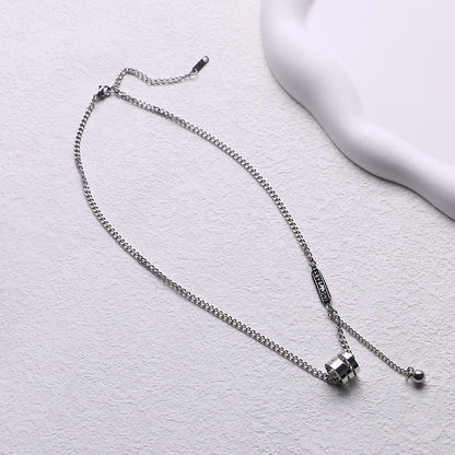 Women's & Men's & Titanium Steel Small Waist For Design High-grade Summer Necklaces