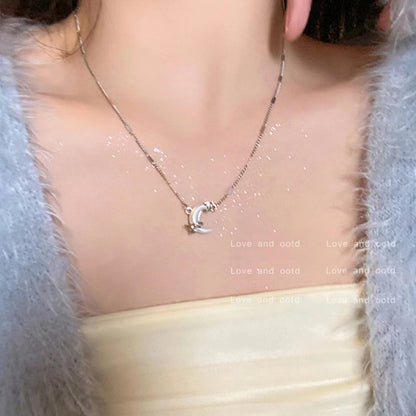 Wind Moon Star Pendant Clavicle Chain Necklaces