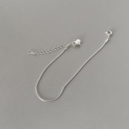 Women's Lux Design Summer Sier-plated Simple Girlfriends Bracelets