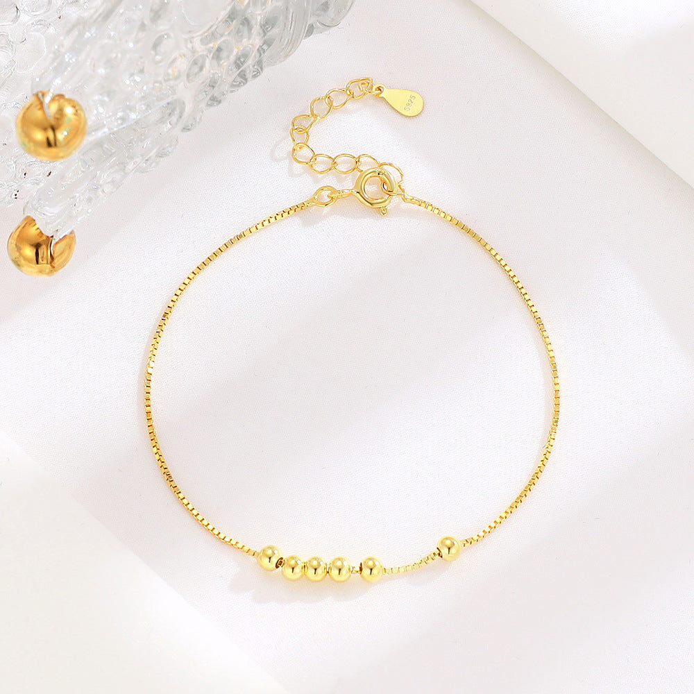 Beanie Sliver Beads Korean Minimalist Personality Female Bracelets