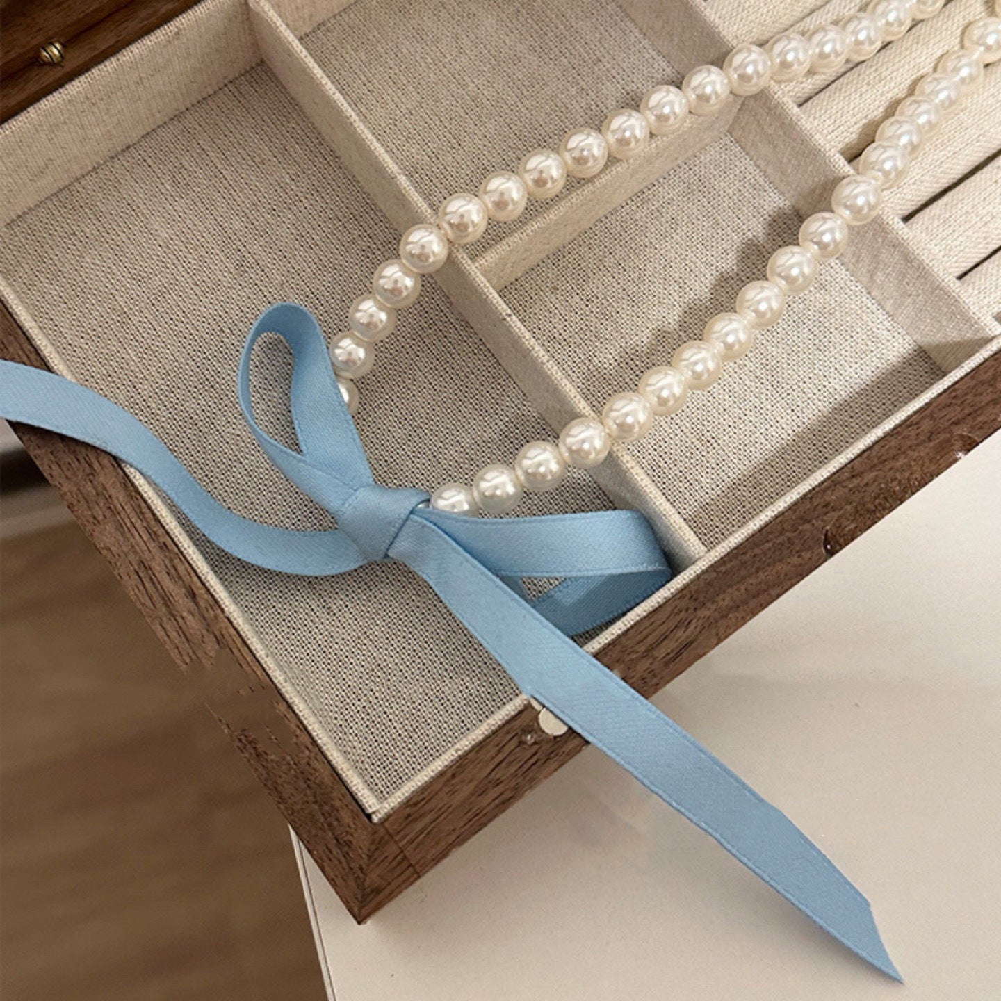 Female Dopamine Elegant Princess Bow Clavicle Necklaces