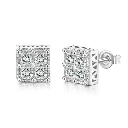 Men's Hip Hop Cube Sugar Fashion Micro Rings