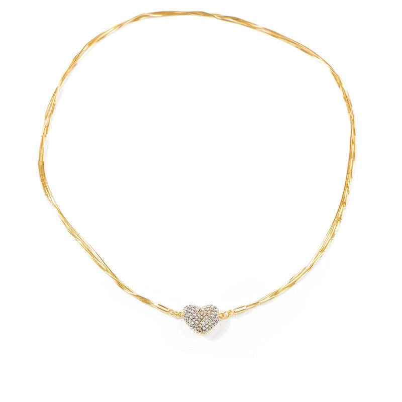 Women's High-grade Heart-shaped Magnetic For Niche Design Necklaces