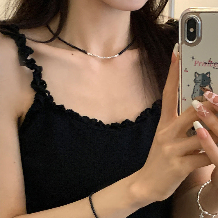 Small Pieces Of Sier Female Design Necklaces