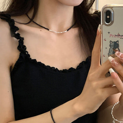 Small Pieces Of Sier Female Design Necklaces