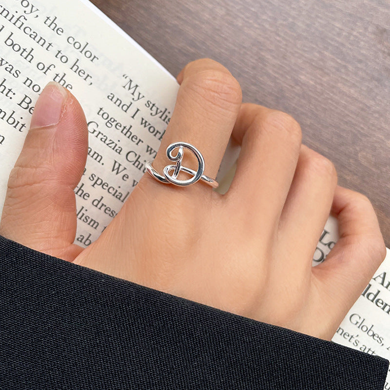 Personalized Cold Style Hand Jewelry Female Opening Rings