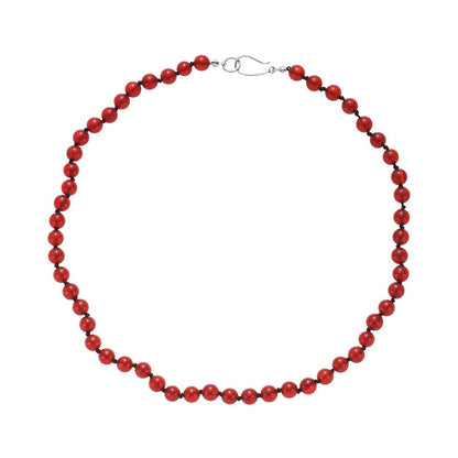 Sier Chinese Retro Ethnic Style Tigereye Necklaces