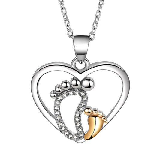 Concentric Pendant Heart Jewelry Mother's Day Necklaces
