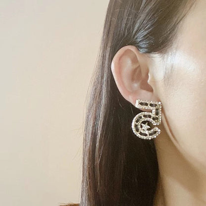 Classic Style Ear Brooch Sweet Temperament Special Interest Earrings