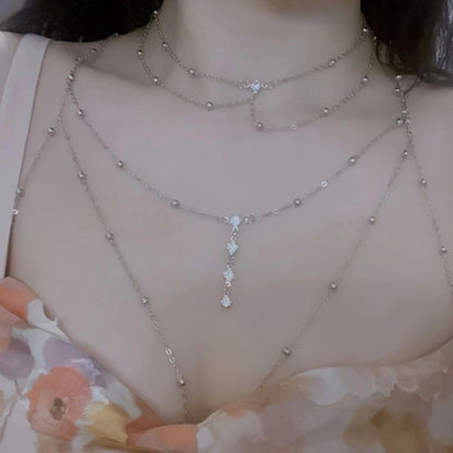 Women's Minority Light Luxury Hot Chest Body Chains Necklaces