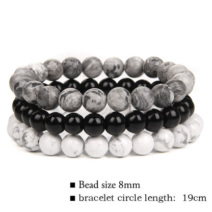 Women's & Men's & Fashion Ornament Natural Stone Bead Bracelets