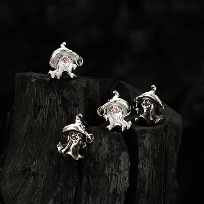 Wizard Hat Funny Ghost Series Niche Rings