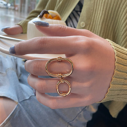 Finger Female Cold Wind Joint Design Rings