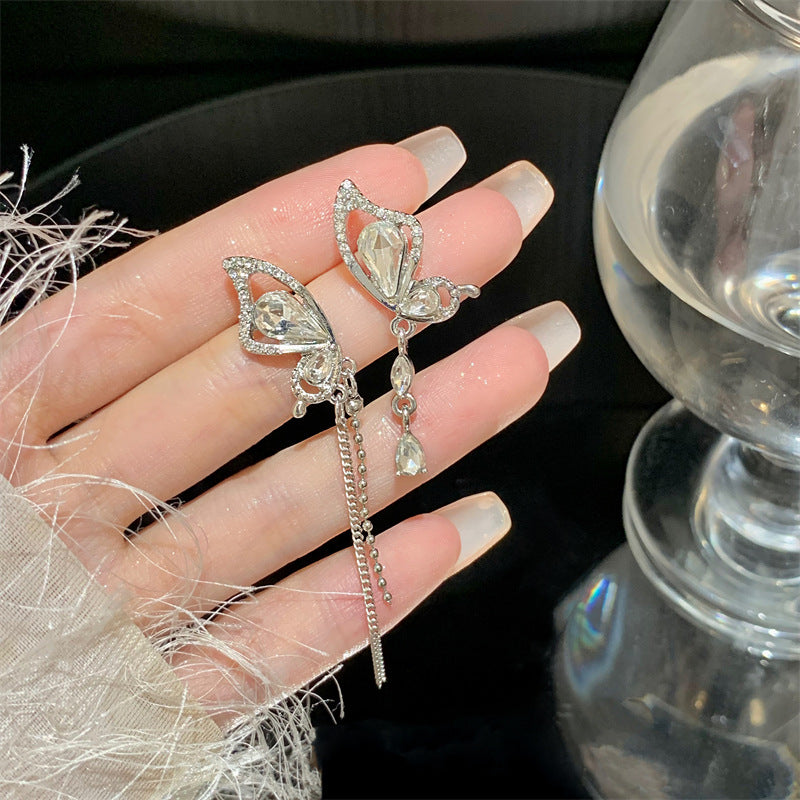 Women's Asymmetric Butterfly Light Luxury Minority Design For Rings