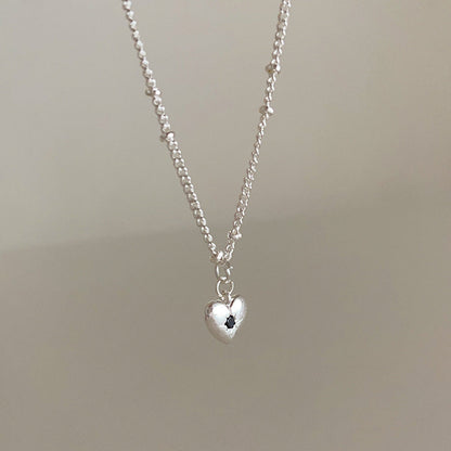 Heart Pendant Female Niche Retro Personality Necklaces