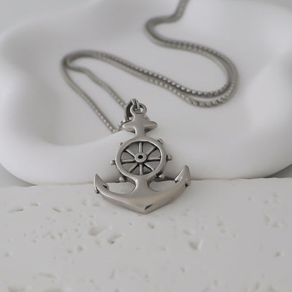 Boat Anchor Pendant Fashion Creative Hipster Hip Hop Necklaces
