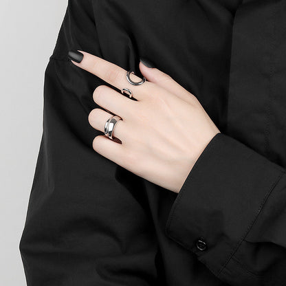 Simple Big Light Pasta Finger Fashionmonger Female Rings