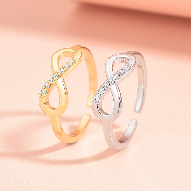 Women's Infinite Retro And Fashion Personalized Diamond Rings