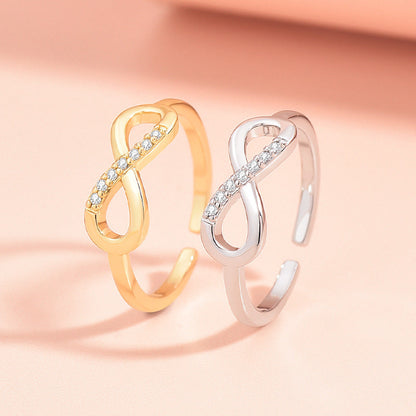 Women's Infinite Retro And Fashion Personalized Diamond Rings
