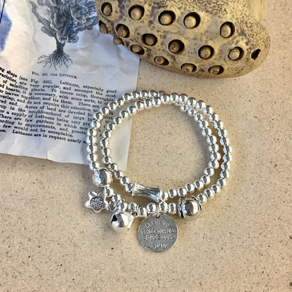 Women's Style Lucky Bag Elephant Pendant Minimalist Bracelets