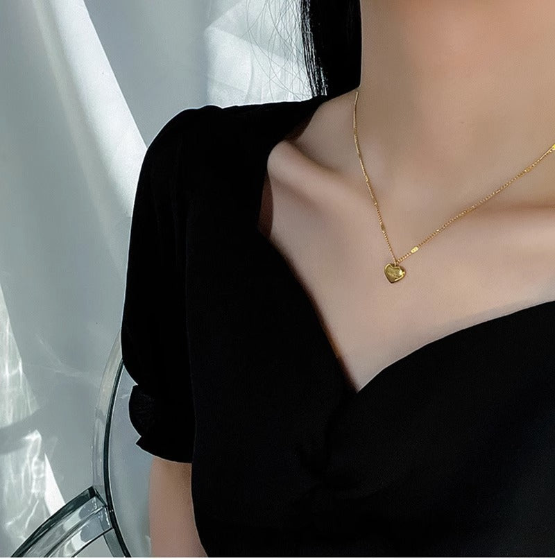 Women's Luxury Minority Design Clavicle Chain Titanium Necklaces