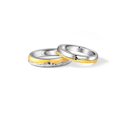 Women's & Men's Pair Fashion Creative Valentine's Day Gift Light Luxury Rings