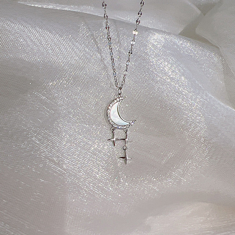 Women's Sterling Sier Affordable Luxury Style Clavicle Necklaces