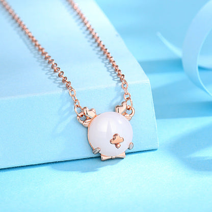 Live Broadcast Zodiac Dragon Jade Set Female Life Bracelets