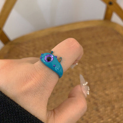 Cat Monster Childlike Cute Index Finger And Sweet Rings