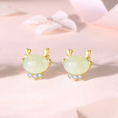 Heart Sterling Sier Peach Lucky Cute Dragon Life Necklaces