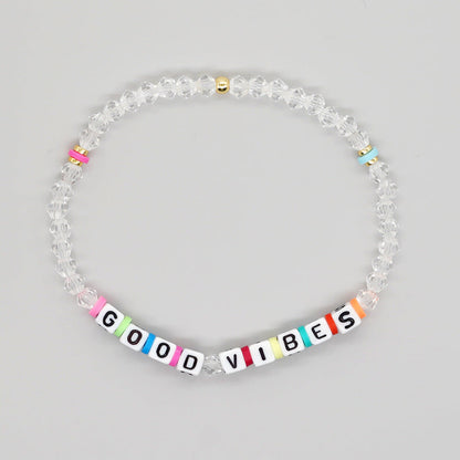 Beads Colorful Polymer Clay Crystal Handmade Bracelets