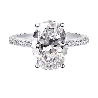 Women's Cold Wind Geometric Fine Light Inlaid Rings