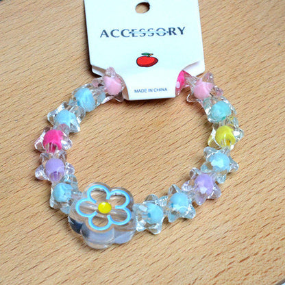 Children's Candy Princess Jelly Color Beaded Cute Bracelets