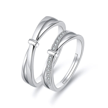 Love Open Boyfriend And Girlfriend Valentine's Rings
