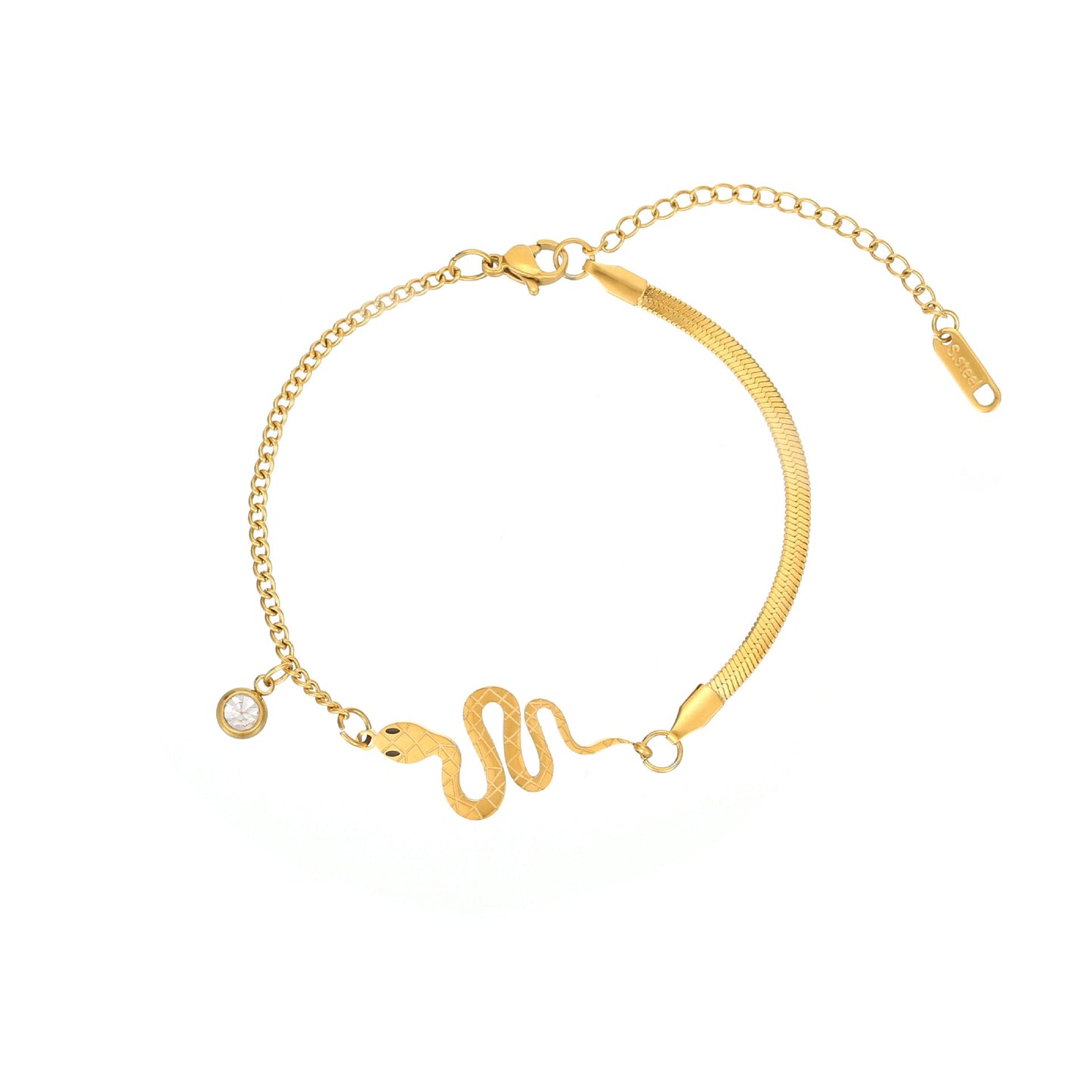 Fashion Titanium Steel Design Five-pointed Star Bracelets