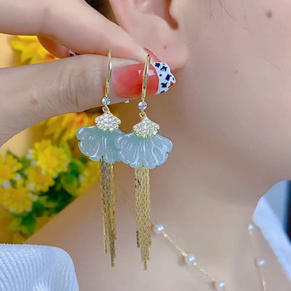 Design Unique Temperament Long Fringe High Earrings
