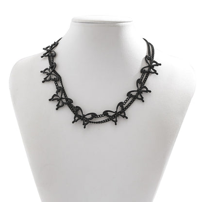 Women's Ornament Punk Hot Short Gothic Style Necklaces