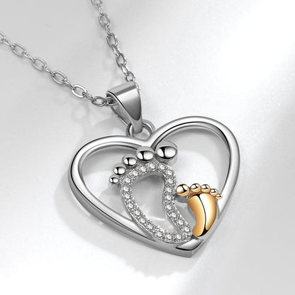 Concentric Pendant Heart Jewelry Mother's Day Necklaces