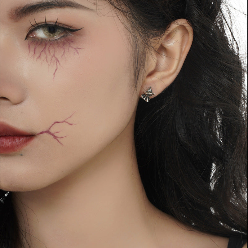 Wizard Hat Funny Ghost Series Niche Rings