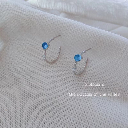 Women's Needle Shaped Simple Petite Temperamental Cold Earrings