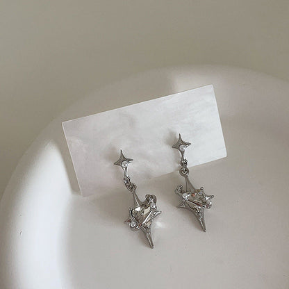 Women's Asterism For Niche Design Retro Personality And Earrings