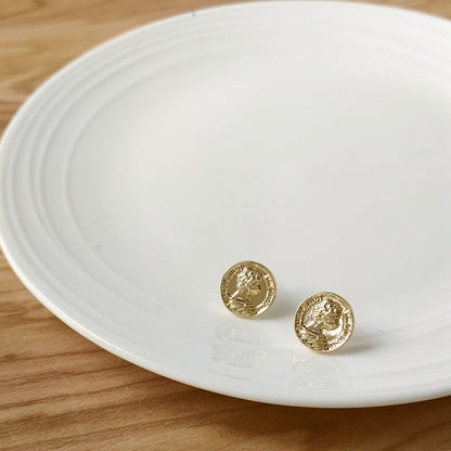 Women's Before Sleep Sier Needle Plated Real Earrings