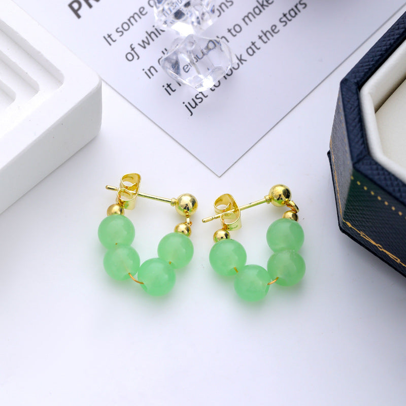 Women's Elegant Pearl High Sense Love Heart Earrings
