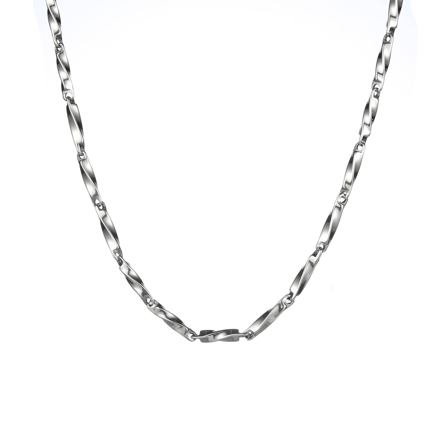 Men's Titanium Steel Handmade Mobius Chain High-grade Necklaces