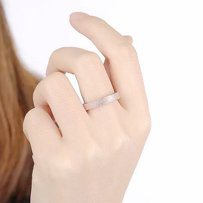 Light Luxury Titanium Steel Female Korean Style Niche Rings