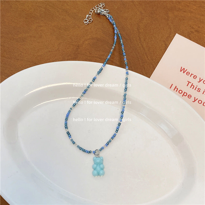 Beads Stringed Sweet Cute Girly Style Necklaces