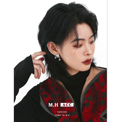 Women's Ball Sier Needle Elegant Hot High-grade Earrings