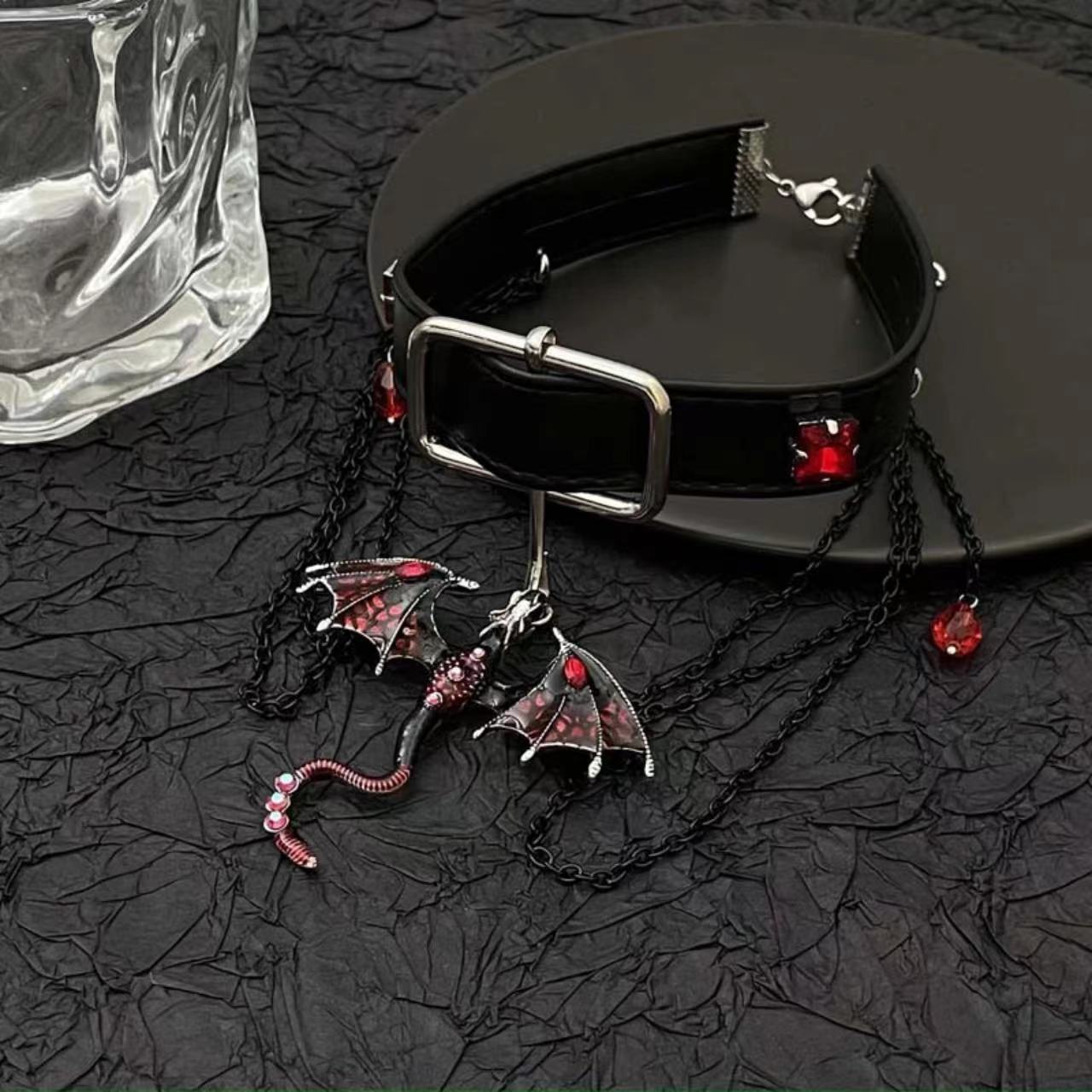 Dragon Tassel Ball Pendant Neckband Female Niche Personality Necklaces