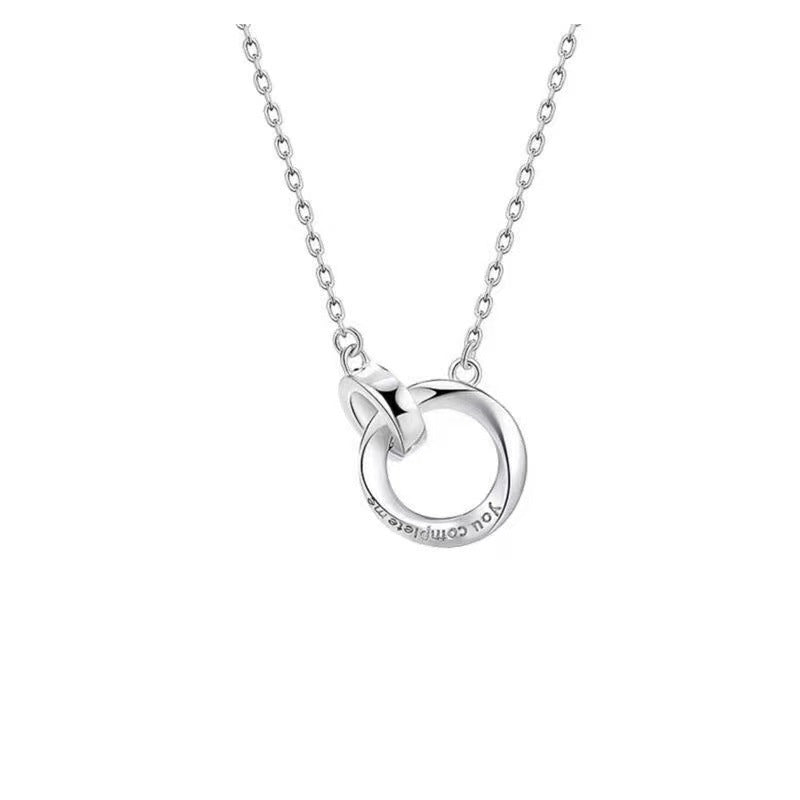 Women's & Men's Light Luxury High-grade Double Pendant Clavicle Chain Necklaces